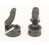 POPIELNICZKA PENIS CZARNY KOLOR 16 CM