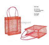 TOREBKA prezentowa CZERWONO-ZŁOTA 12 x 13 cm 