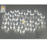 duże DIAMENTY diamenciki (16mm) z akrylu 50g w opakowaniu 47 szt